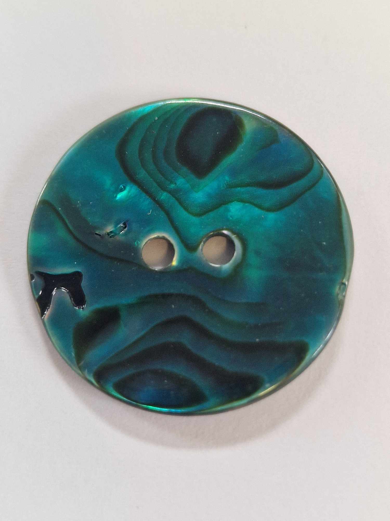 Natural Green/Blue Abalone Shell Inlay Blanks For DIY Crafts – 5.5 X 1.6 Inch (Set Of 2)