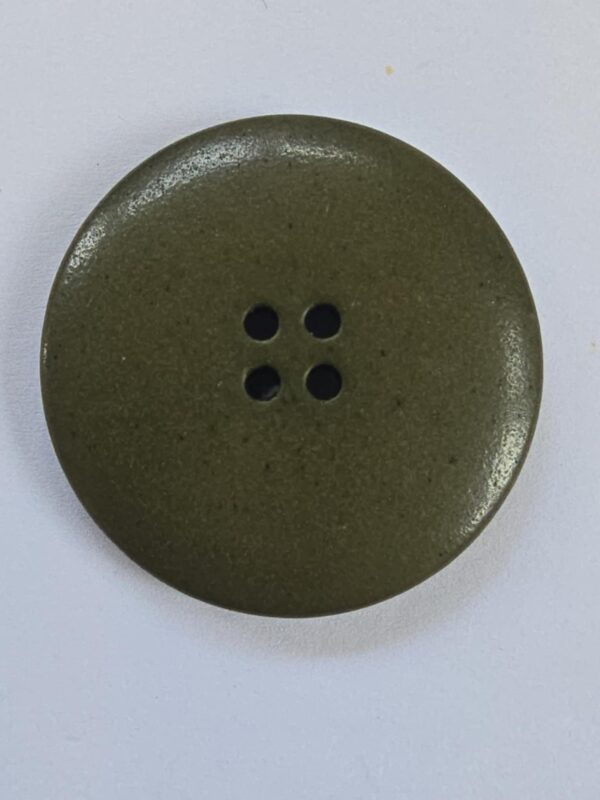 Green 4 Hole Double Rim Button