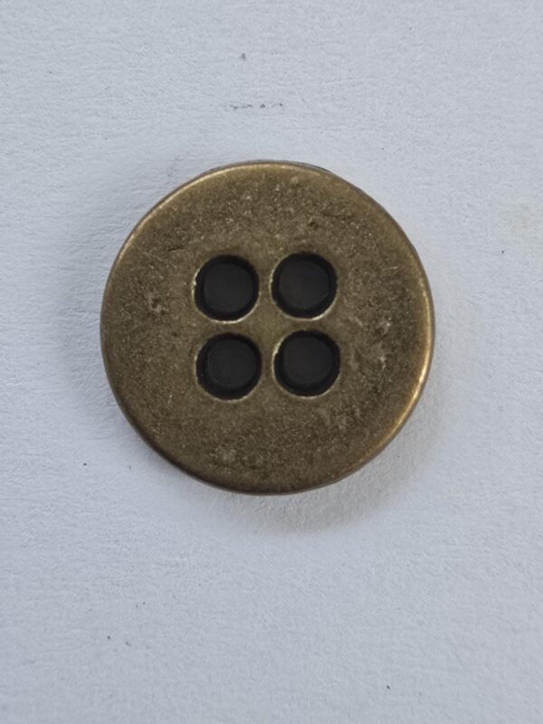 Brass 4 Hole Metal Shirt Button