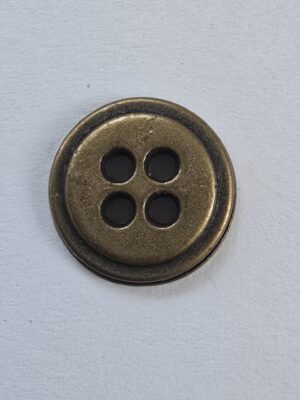 Brass 4 Hole Metal Shirt Button