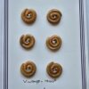 Vintage 2 Hole Swirl design button