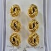 Set of 6 Heavy High Domed Couture 1970 Shanked buttons