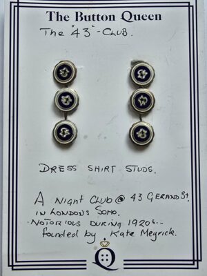 Dress Shirt Stud for '43' Club London