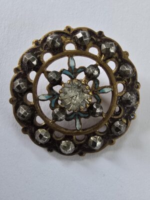 Stamped Brass & Enamelled