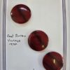 Vintage Red Coat Buttons