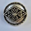 Old Silver Dimond Celtic Design Metal Shanked Button