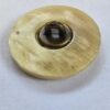 125f52d3-1977-4510-983e-de540a79aee7 Pale Blonde Shanked Rimmed Horn Button