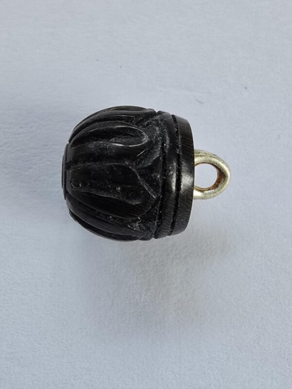 High Domed Carved Shanked Horn