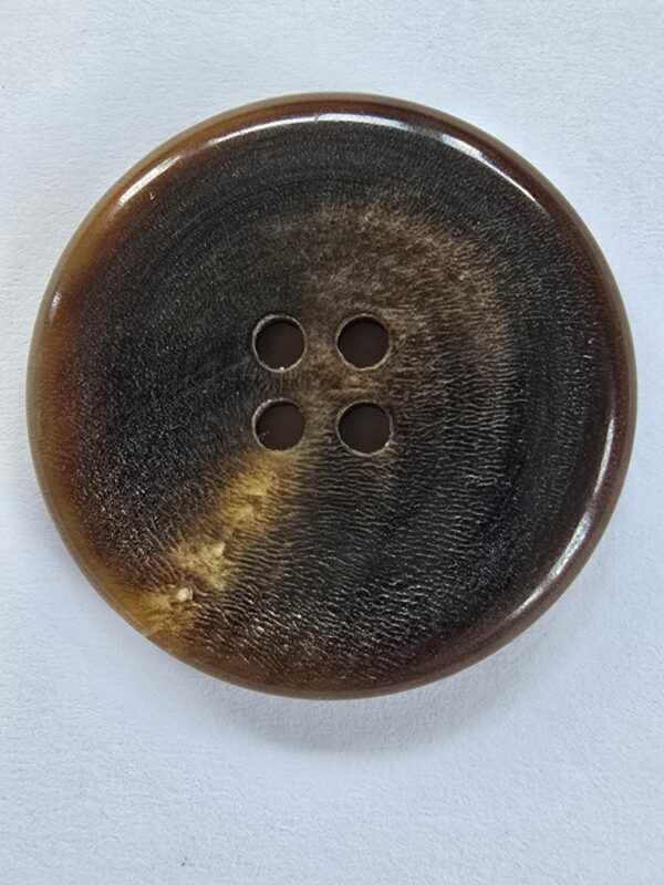 84396355-555d-4f82-8647-a930162a2010 Tortoiseshell Brown 4 Hole Horn Button