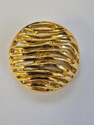 High Fashion 80's Metal Shanked Buttons