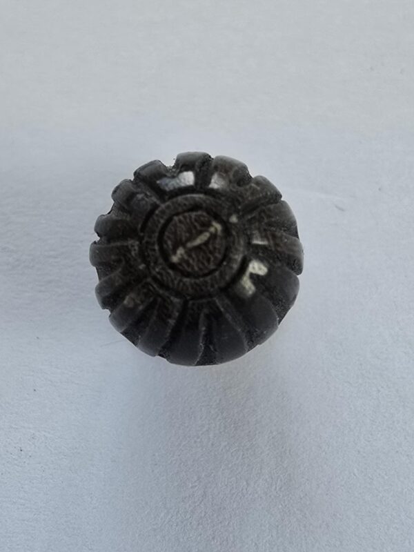 High Domed Carved Shanked Horn