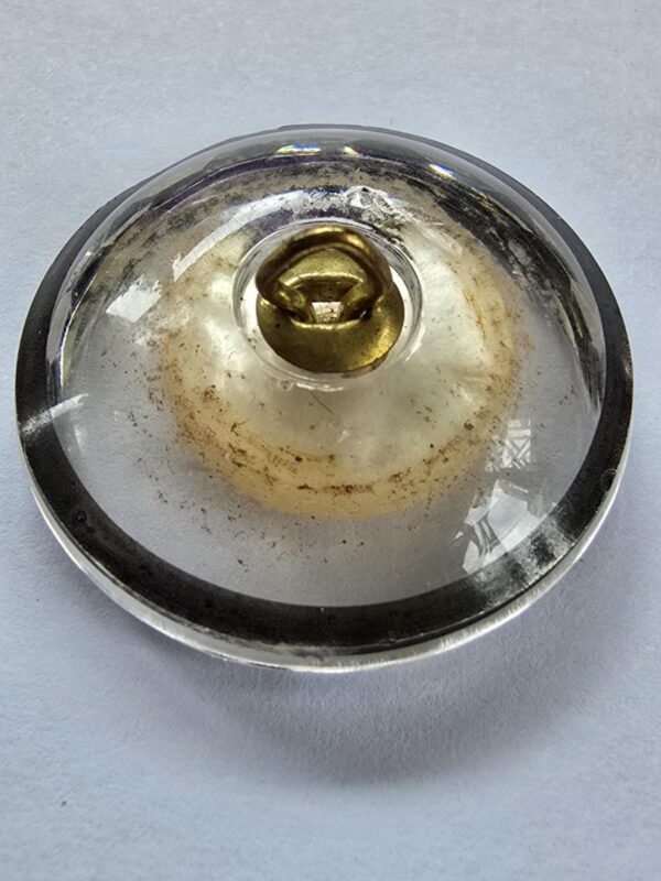Glass and Mother of Pearl Button