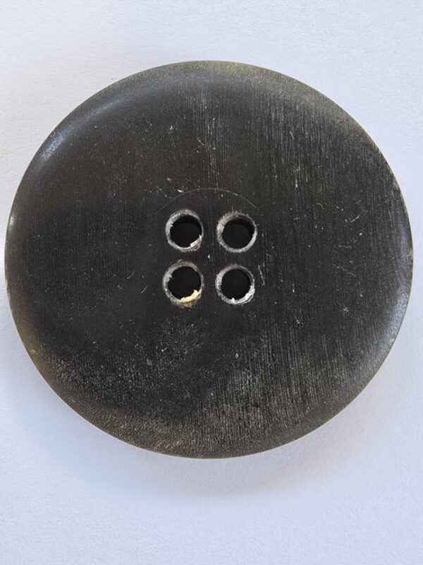 Bark Horn Raised Center 4 Hole Button