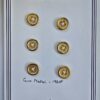 A Set of Gilt Metal Vintage Buttons