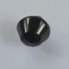 Set of Black Facetted Glass Buttons