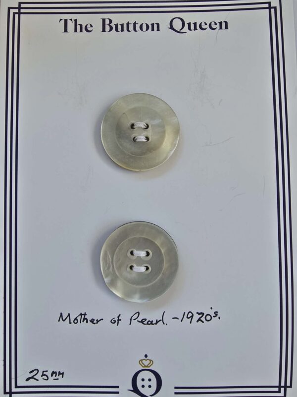 Set of 2 Mother of Peral Buttons