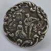 Un-marked Silver Couple Button