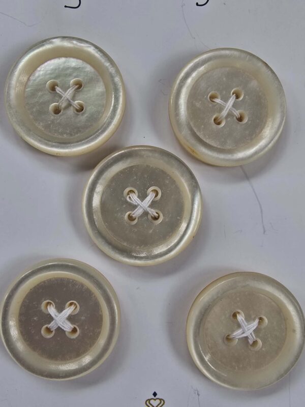 Set of 5 Mother of Perl Buttons