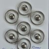 Set of Vintage Clear Glass Buttons