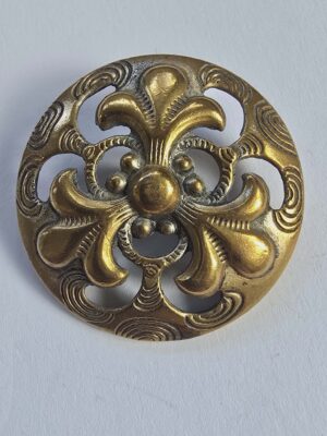 Stamed Brass Shanked Button