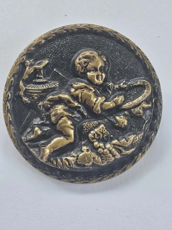 Brass Picture Button