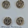 Set of Stamped Aluminium Button