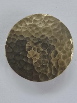 Hand Beaten Silver Button