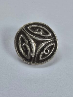 Silver Button made by a Celtic Jeweller