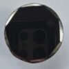 Set of Flat Black Glass