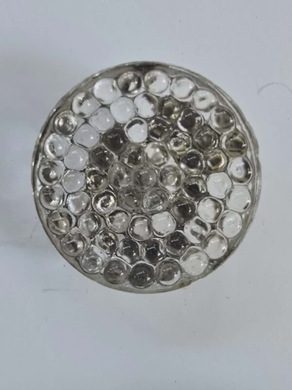2b8584e2-09fc-4279-8aed-e7772cd84db5 Set of Clear Glass Silvered Back Buttons