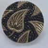 Leaf Moulded Black Glass