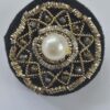 6bf448c8-91db-4f7f-a43b-cfcbc81d9752 Black Velvet and Embrodered Button