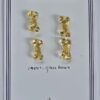 7cc39444-7b9d-4508-87a5-aed8dd1b2bab Set of 4 Glass Bow Buttons