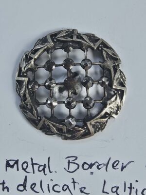 White Metal and Lattaice Cut Steel
