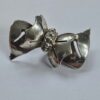 Silver Bow Buttons