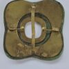 Green Glass and Brass slide Buckle