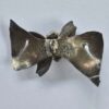 Silver Bow Buttons