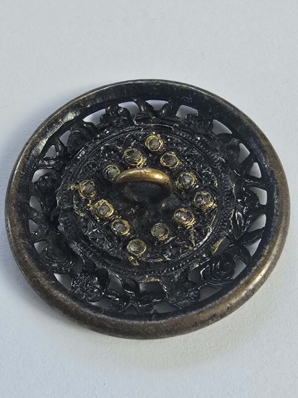0263364a-9ff9-4780-8940-25059c6b07b2 Blued Steel's Mounted on Brass Button