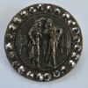 Height of fashion Stamped Brass Button