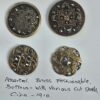 Assorted collection of Various Cut Steel Buttons