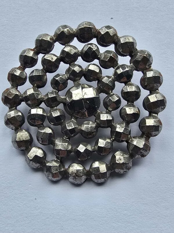 Set of 3 Matched Fashion Cut Steel Buttons