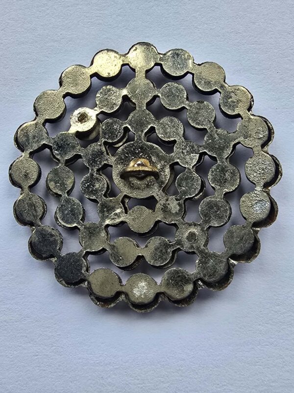 Set of 3 Matched Fashion Cut Steel Buttons
